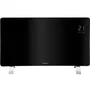 Sencor SCF 4741BK Radiateur intelligent Wi-Fi en verre - 2400 W - Noir