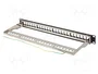 LANBERG Panneau de brassage Keystone 24 ports 1U noir