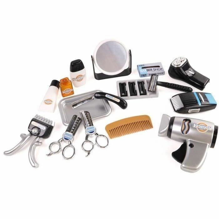 Clement Clementine Set Coiffeur - Jeu d'imitation Barbier 20 pièces