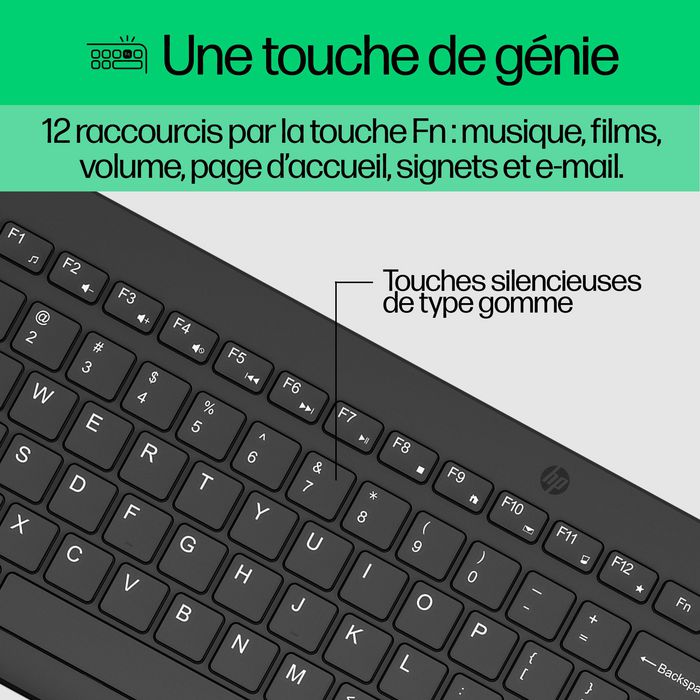 HP 330 Ensemble clavier et souris sans fil - Suisse