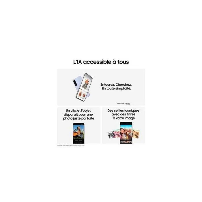 Samsung Galaxy A36 5G - Smartphone 128 Go Noir - Ecran Super AMOLED 6,7" 120Hz, Appareil photo 50MP, Charge rapide 45W Samsung Galaxy A36 5G - Smartphone 128 Go Noir - Ecran Super AMOLED 6,7" 120Hz, Appareil photo 50MP, Charge rapide 45W