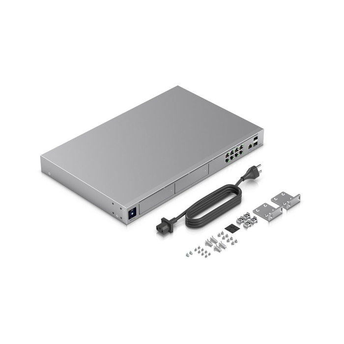 Ubiquiti UDM-Pro-Max Passerelle Cloud 10 Gbps avec 2 baies NVR