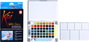 Sakura Koi Water Colors Pocket Field Sketch Box avec 48 godets