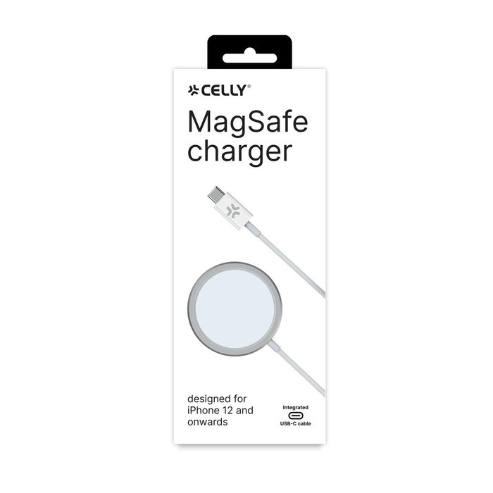 Chargeur sans fil Celly MAGCHARGEPRO Blanc 15 W