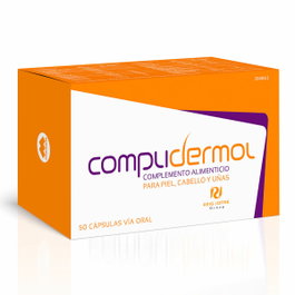 Complidermol pour peau, cheveux et ongles, 50 capsules