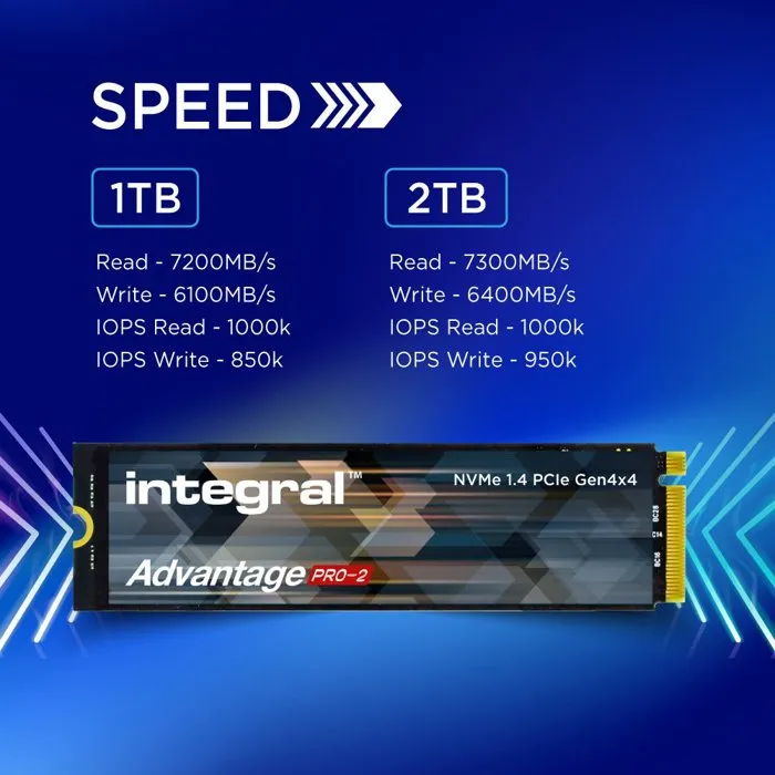 Integral Memory SSD interne INTEGRAL compatible PS5 2 To M.2 2280