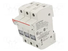 DF ELECTRIC Socle PMX pour rail DIN 3 pôles 30A 600V AC