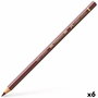 Crayons de couleur Faber-Castell Polychromos 176 Van-Dyck Marron (6 Unités)