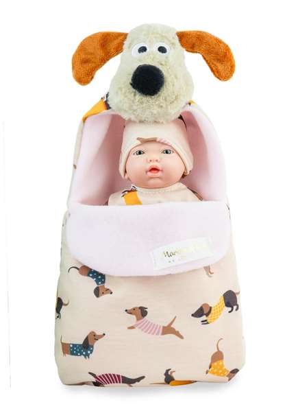 Marina & Pau Poupée Mini Golosinas Puppy Peluche à Friandises 21 cm - Version Espagnole Marina & Pau Poupée Mini Golosinas Puppy Peluche à Friandises 21 cm - Version Espagnole