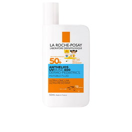 La Roche-Posay Anthelios Dermo-Pediatrics Wet Skin Protection, Fluide Corps SPF 50+, 50 ml, Crème Solaire Enfants