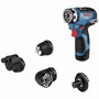 Bosch Professional Perceuse-visseuse sans fil 12V GSR 12V-35 FC (06019H300B) avec batterie et L-BOXX, système FlexiClick, 35 Nm, moteur brushless