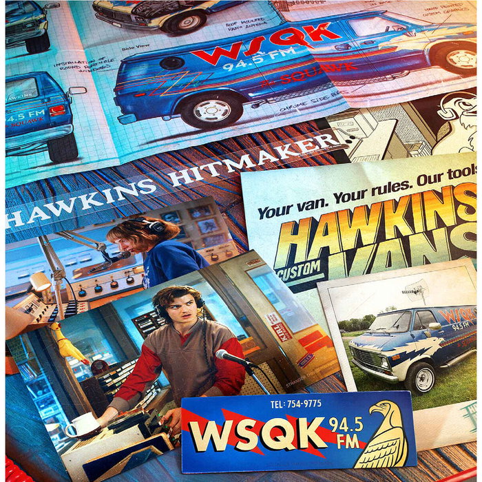 DOCTOR COLLECTOR WSQK Stranger Things Hawkins Hitmaker - Coffret Métallique Collector avec Vinyle 7", Affiche, Accessoires et Goodies