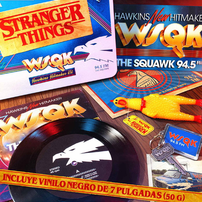 DOCTOR COLLECTOR WSQK Stranger Things Hawkins Hitmaker - Coffret Métallique Collector avec Vinyle 7", Affiche, Accessoires et Goodies