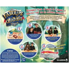 Dujardin Fabulus Creatures - Jeu de société éducatif et magique pour enfants dès 8 ans - Plus de 20 expériences guidées