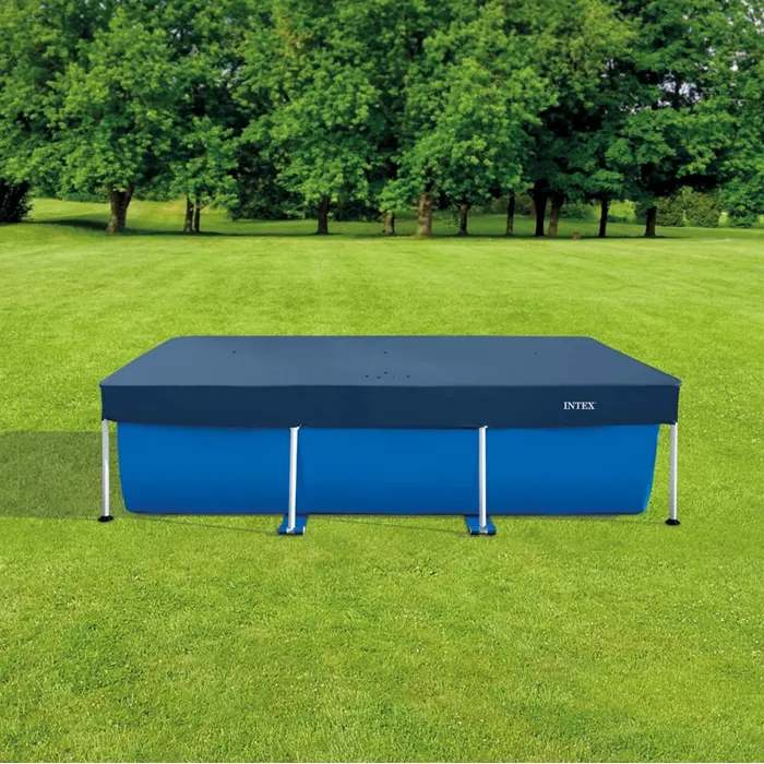 Intex Bâche de Protection pour Piscine Tubulaire Rectangulaire 2,60 x 1,60 m - Compatible avec Piscines 2,60 x 1,40 m - Référence 28036 Intex Bâche de Protection pour Piscine Tubulaire Rectangulaire 2,60 x 1,60 m - Compatible avec Piscines 2,60 x 1,40 m - Référence 28036