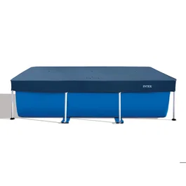 Intex Bâche de Protection pour Piscine Tubulaire Rectangulaire 2,60 x 1,60 m - Compatible avec Piscines 2,60 x 1,40 m - Référence 28036