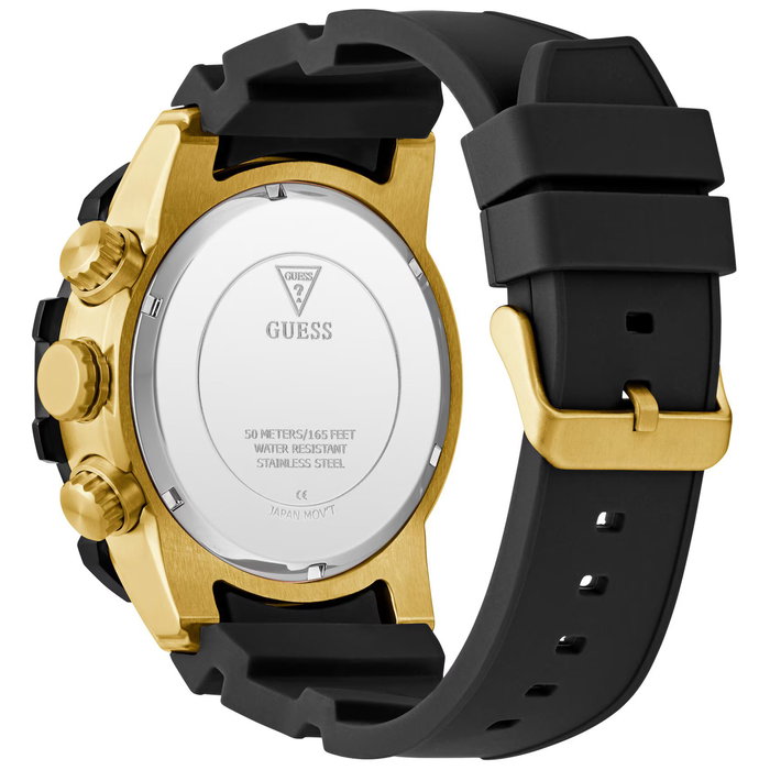Guess GW0911G3 - Montre analogique pour homme doré et noir