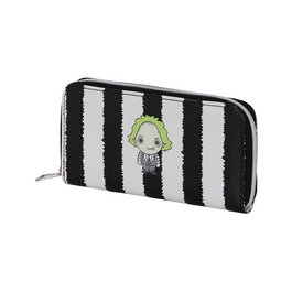 Karactermania Billetero Essential Bitelchús/Beetlejuice Stripes en PVC avec 12 compartiments cartes, 2 billets et monnaie - 19 x 10 x 2 cm
