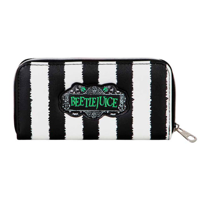 Karactermania Portefeuille Beetlejuice Stripes Blanc