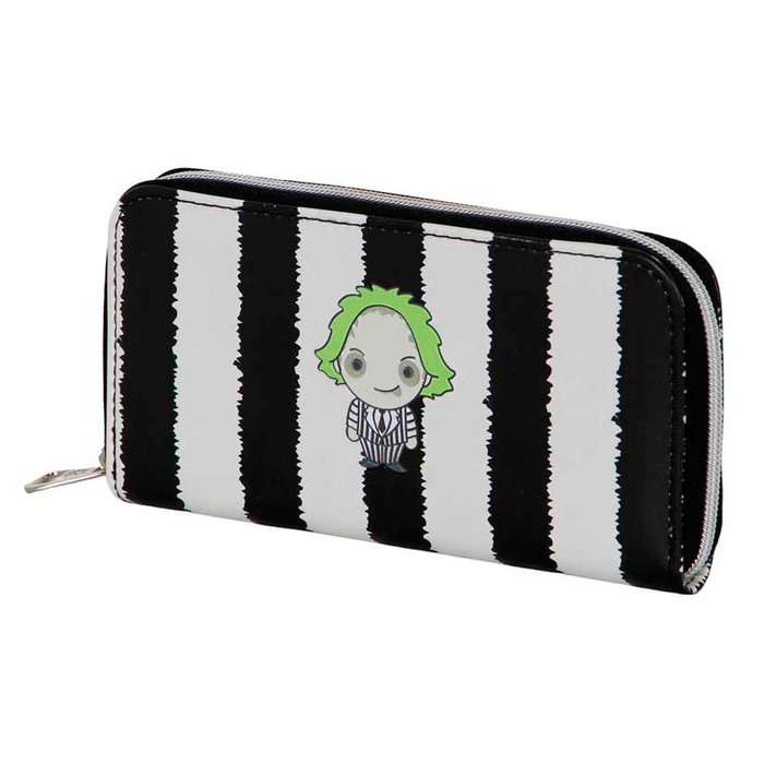 Karactermania Portefeuille Beetlejuice Stripes Blanc