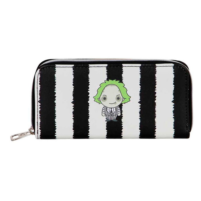Karactermania Portefeuille Beetlejuice Stripes Blanc