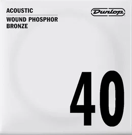 DUNLOPST Cordes Acoustiques Phosphor Bronze 92/8 .040 (Set de 12)