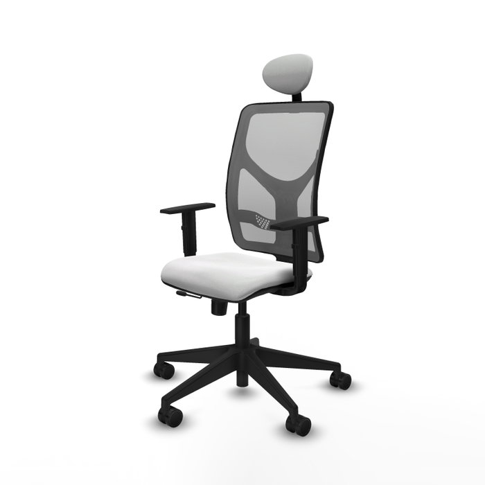 Piqueras Y Crespo Motilla Chaise de bureau Sincro/Traslack Blanche et Grise