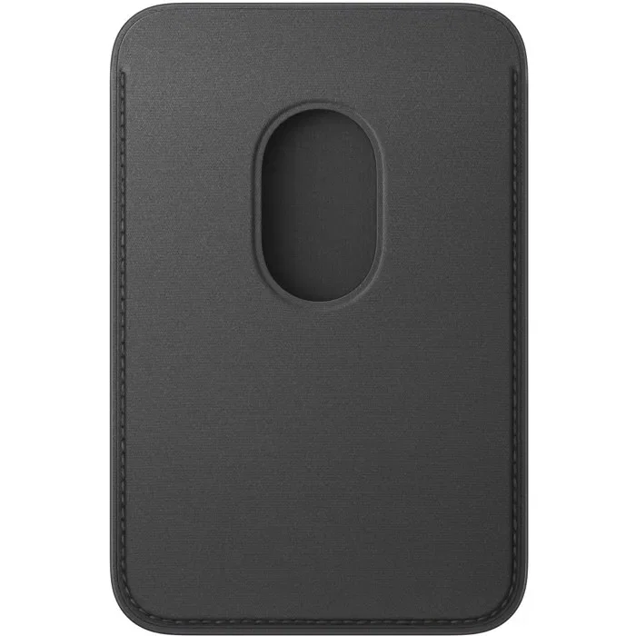 Apple iPhone - Portefeuille à tissage fin avec MagSafe - Noir