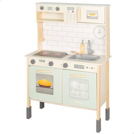 Color Baby - Cuisine électronique jouet en bois 70 x 30 x 100 cm avec four, lumières et sons - Recommandé 36 mois