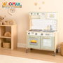 Color Baby - Cuisine électronique jouet en bois 70 x 30 x 100 cm avec four, lumières et sons - Recommandé 36 mois