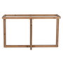 Console Home ESPRIT Marron Verre Sapin 120 x 33 x 75 cm