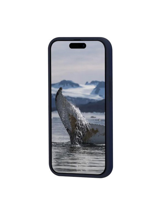 dbramante1928 Iceland Ultra - Coque iPhone 15 Plus avec protection D3O et MagSafe - Bleu - Fin et léger