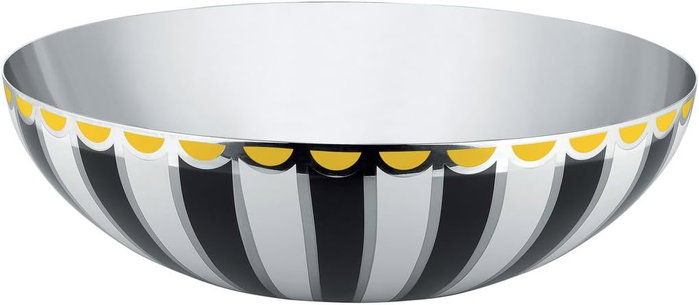 Alessi Coupe Circus en acier inoxydable 18/10 avec décoration MW55/32 Alessi Coupe Circus en acier inoxydable 18/10 avec décoration MW55/32
