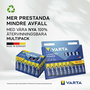 Batteries Varta alkalina longlife power aa - lr06 1,5 V AA LR06 (24 Pièces) (24 Unités)