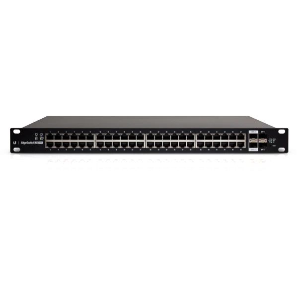 Ubiquiti EdgeSwitch Commutateur Géré Gigabit PoE+ 48 Ports RJ45 avec 2 Ports SFP et 2 Ports SFP+, Débit 70 Gbps, 500W Ubiquiti EdgeSwitch Commutateur Géré Gigabit PoE+ 48 Ports RJ45 avec 2 Ports SFP et 2 Ports SFP+, Débit 70 Gbps, 500W