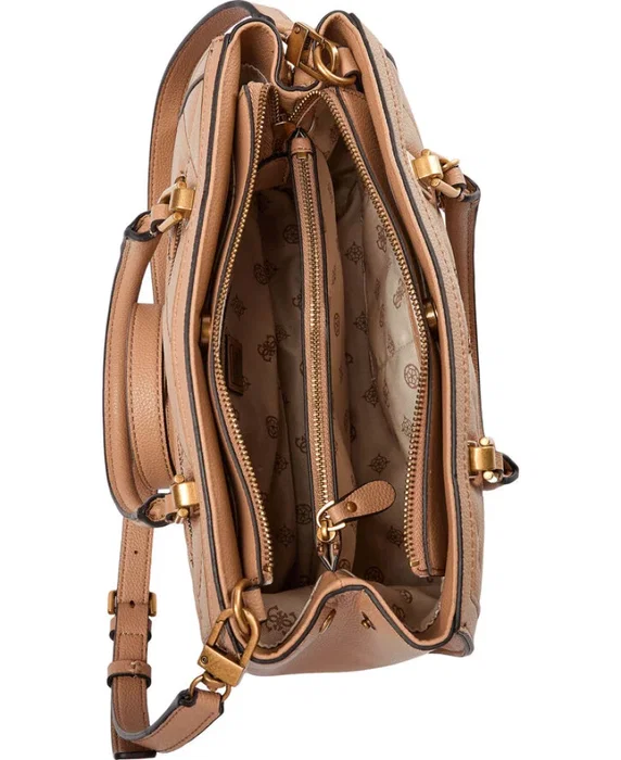 Guess Abey Sac en textile Beige