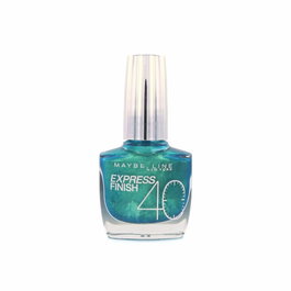 Maybelline Vernis à Ongles Express Finish 40 Seconds, Vert Turquoise N865, Séchage Rapide 40s, 10 ml