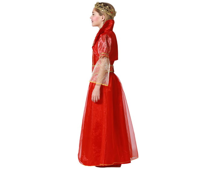 Atosa Déguisement Reine Rouge pour Fille (3-4 ans)