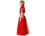 Atosa Déguisement Reine Rouge pour Fille (3-4 ans)