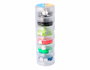 Innspiro Set de gemmes acryliques carrées couleurs fluo 8x8mm (240u approx.)