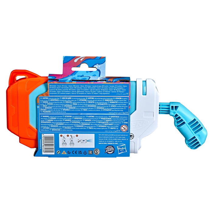 NERF Super Soaker Torrent F3889 Lanzador de Agua à Pompe pour Enfants dès 6 Ans, Facile à Remplir et Utiliser, Multilingue (Anglais, Français, Allemand, Italien, Espagnol) NERF Super Soaker Torrent F3889 Lanzador de Agua à Pompe pour Enfants dès 6 Ans, Facile à Remplir et Utiliser, Multilingue (Anglais, Français, Allemand, Italien, Espagnol)