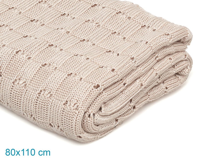 KioKids Couverture en Bambou Beige