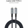 Câble USB-C vers USB-C Subblim SUBCAB-C24010 1,5 m Noir