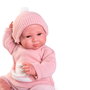 Muñecas Antonio Juan Poupée Reborn Luca en Maille avec Ensemble et Bonnet Rose - Réf. 80324 - Pour Adolescents et Adultes