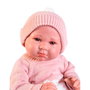 Muñecas Antonio Juan Poupée Reborn Luca en Maille avec Ensemble et Bonnet Rose - Réf. 80324 - Pour Adolescents et Adultes