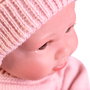 Muñecas Antonio Juan Poupée Reborn Luca en Maille avec Ensemble et Bonnet Rose - Réf. 80324 - Pour Adolescents et Adultes