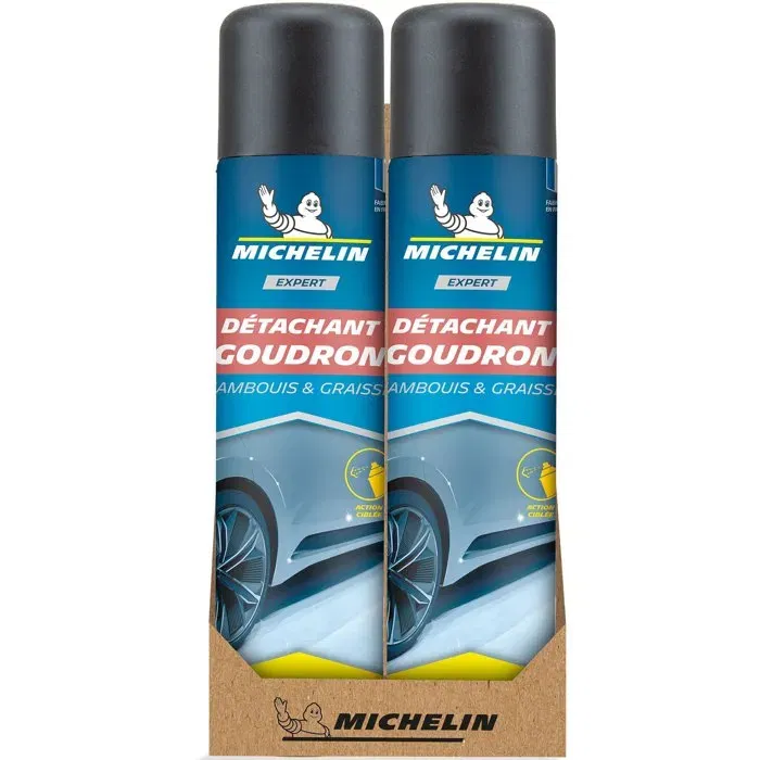 Michelin Nettoyant Goudron et Cambouis - Détachant pour Peinture, Jantes, Pare-chocs et Pièces Mécaniques