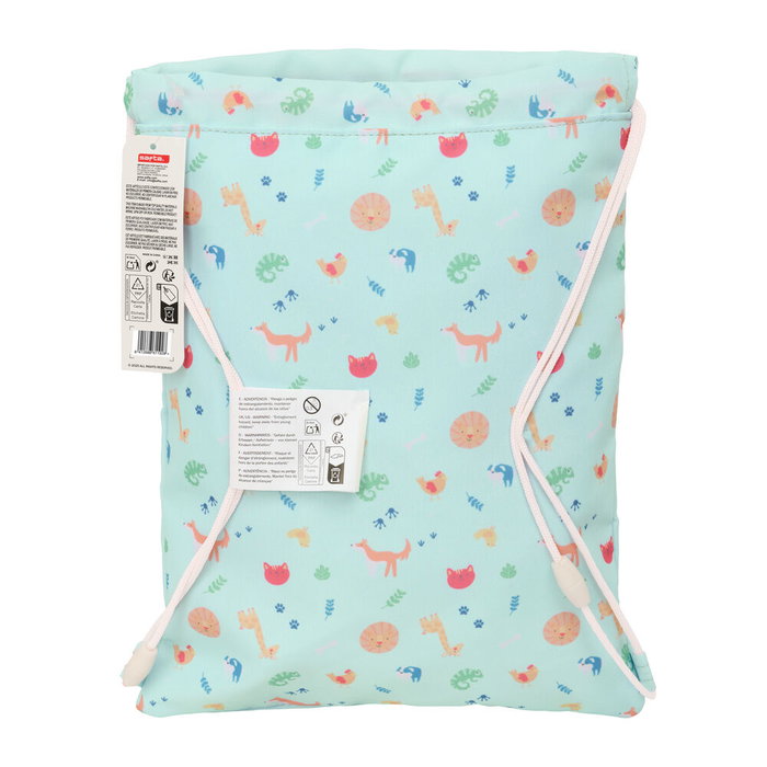 Sac à dos serré par des ficelles Safta Pandi Bleu 26 x 34 x 1 cm Sac à dos serré par des ficelles Safta Pandi Bleu 26 x 34 x 1 cm