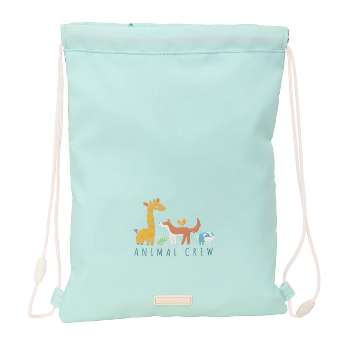 Sac à dos serré par des ficelles Safta Pandi Bleu 26 x 34 x 1 cm Sac à dos serré par des ficelles Safta Pandi Bleu 26 x 34 x 1 cm