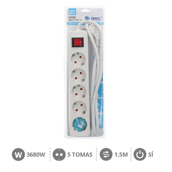 GSC Evolution Base multiple Serie Mega 5T + Int. (3x1.5mm) 1,5M